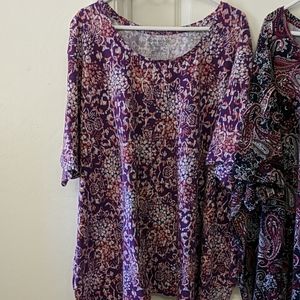 Catherine's Plus Size cotton shirts